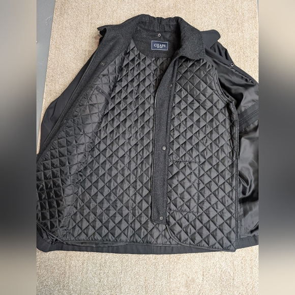 Mens CHAPS lined coat - Picture 9 of 9